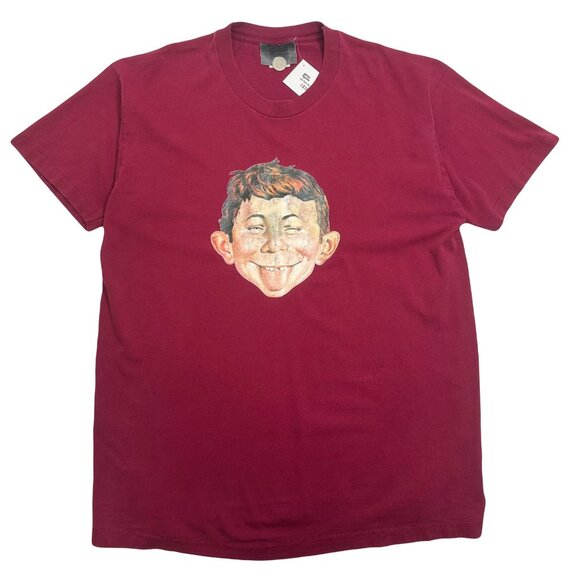 Vintage Mad Magazine Cover Boy Graphic Tee XL - Picture 1 of 5